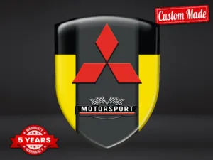 Mitsubishi Pegatina Parabrisas Contemporánea Máximo Resistente 
